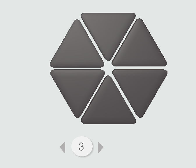 Finished hexagon (Structure B)
